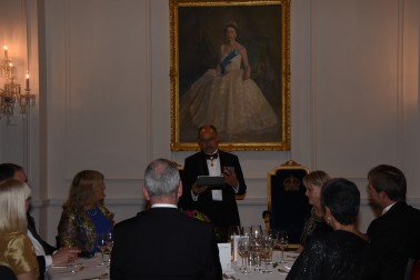 The Governor-General, Lt Gen The Rt Hon Sir Jerry Mateparae speaking at the Chief Executives' Dinner.