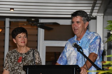 The Governor-General, the Rt Hon Dame Patsy Reddy and New Zealand High Commissioner, HE Ross Adern.