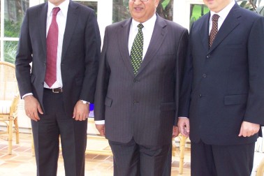 Kazakhstan's Ambassador presents his credentials.