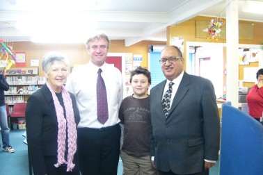 Visit to Houghton Valley School.