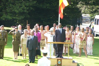 Visit of the President of Uganda.