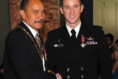 Lieutenant Commander Simon Griffiths, DDS, Royal New Zealand Navy.