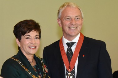 Hon Phil Goff, CMNZ, of Auckland, honoured for services as a Member of Parliament.
