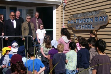 Halfmoon Bay School visit.
