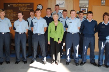 21 Squadron Air Training Corp cadets.