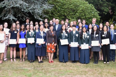 Their Excellencies with top IB scholars.