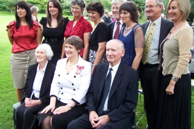 Helen Clark and family.