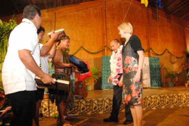 Niue High School show.