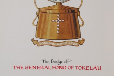 Badge of the General Fono of Tokelau.