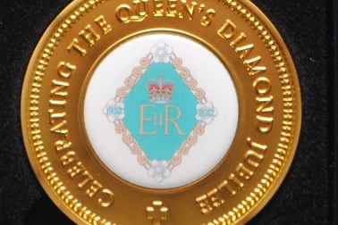 RNZSPCA Diamond Jubilee medallion.
