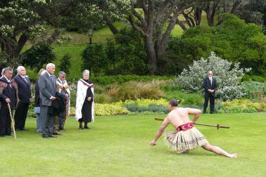 Samoan Head of State Welcome – Māori Challenge.