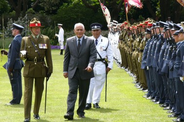 Samoan Head of State Welcome – Guard of Honour.
