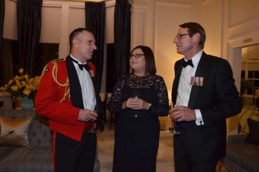Lt Gen Tim Keating and guests at the Senior Military Officers Dinner.