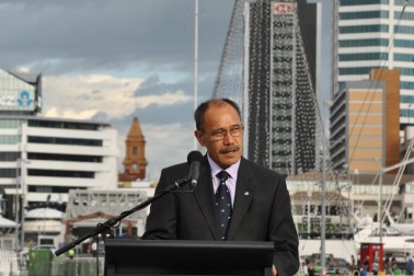 The Governor-General officially launches the 2012 Young Blake Expedition to the Kermadec Islands.