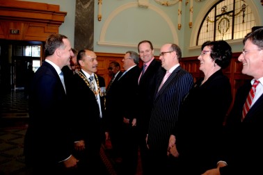The Governor-General meets Ministers of the Crown.