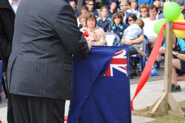 Unveiling of the Plaque.