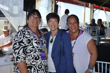 The Governor-General, The Rt Hon Dame Patsy Reddy and guests at Te Matatini.