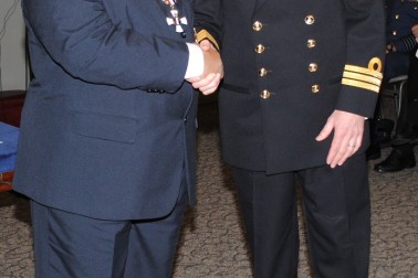 Commander Andrew McMillan, Royal New Zealand Navy, of Narrow Neck.