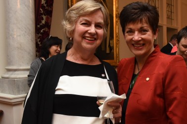 The Governor-General, the Rt Hon Dame Patsy Reddy and Dame Claudia Orange.