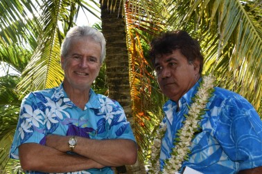 HE Mr Peter Marshall and Mr Tekura Bishop.