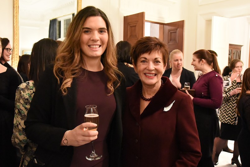 Image of Dame Patsy Reddy with a guest at the Women in Law function