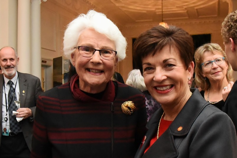 An image of Dame Patsy with Hon Margaret Austin