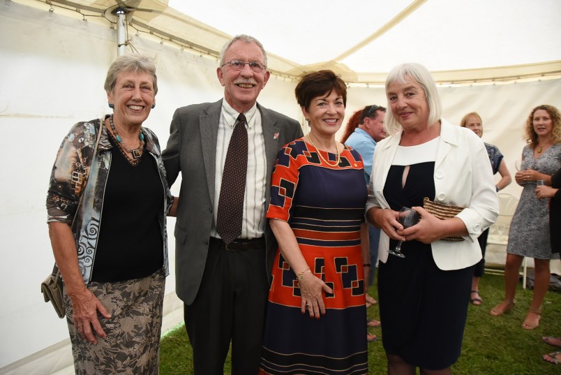 an image of Dame Patsy and guests at the reception