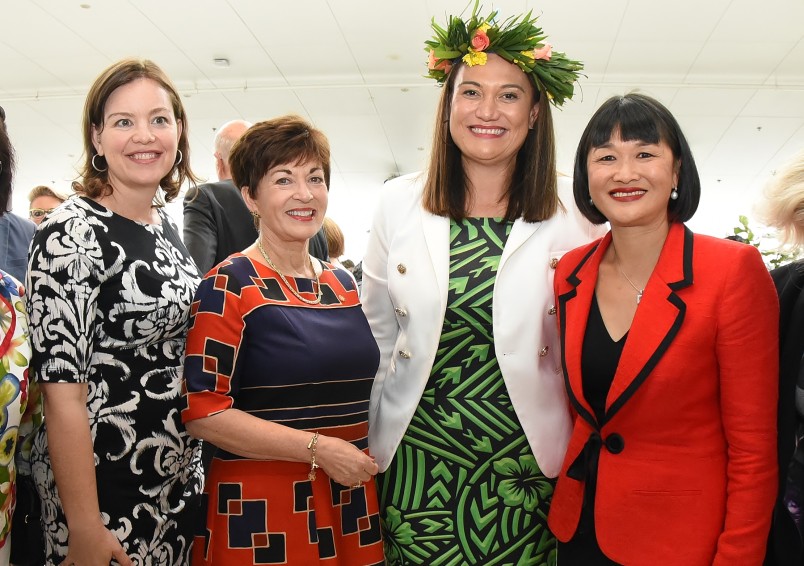 an image of Dame Patsy with Hon Julie Anne Genter, Hon Carmel Sepuloni and Mai Chen
