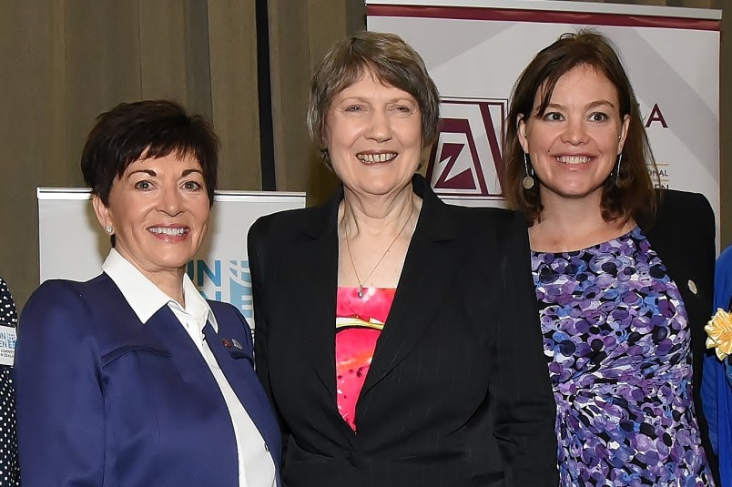 an image of Dame Patsy, The Rt Hon Helen Clark and Hon Julie Anne Genter