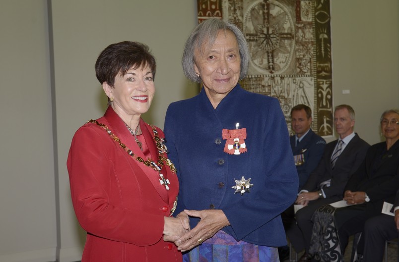 an image of Dame Georgina te Heuheu, DNZM for services to the State and Maori