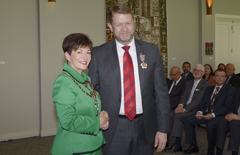 Image of David Cunliffe and Dame Patsy Reddy