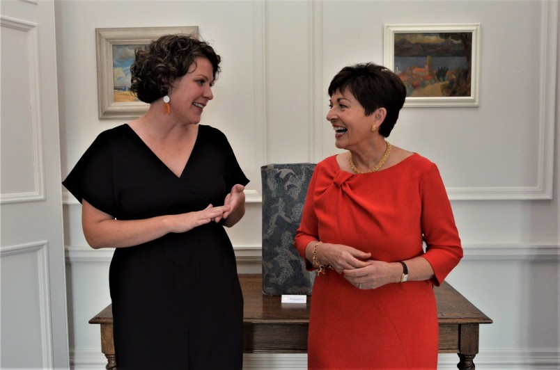an image of Rebecca Stewart and Dame Patsy