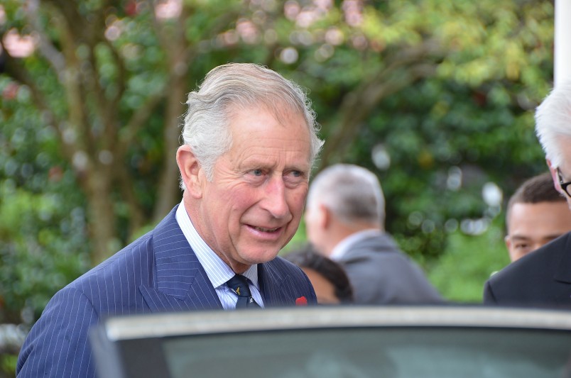 Image of Prince Charles arriving at Government House