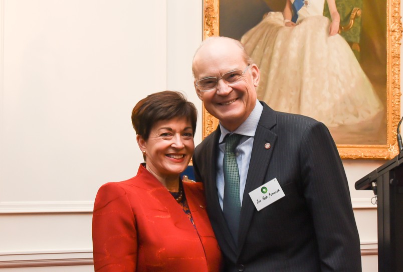 Dame Patsy and Aotearoa Circle Co-Chair, Sir Rob Fenwick