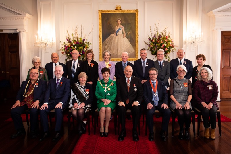Image of Dame Patsy and recipients