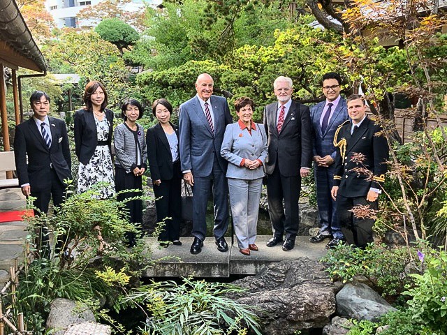 In the Nezu Museum garden