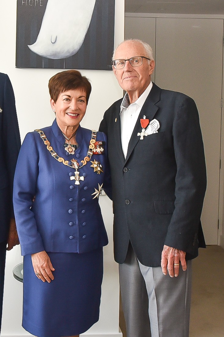 Image of Roy Cowley and Dame Patsy