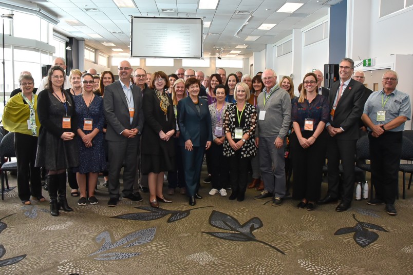 Image of Dame Patsy with all the Returning Officers