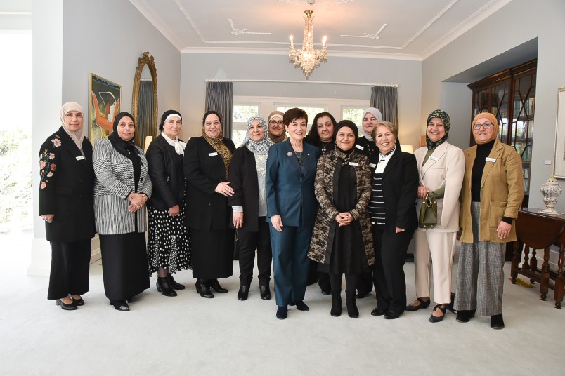 Dame Patsy with members of the Good Deed Group