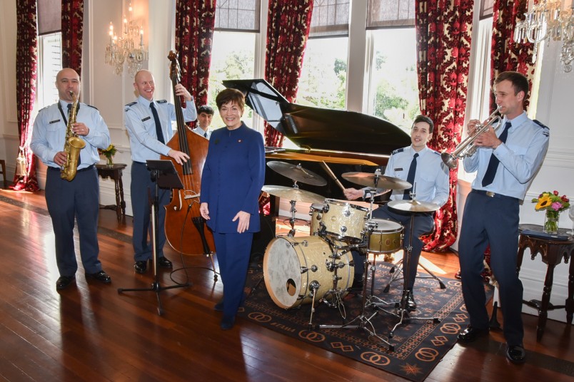 Image of Dame Patsy and RNZAF Jazz Band