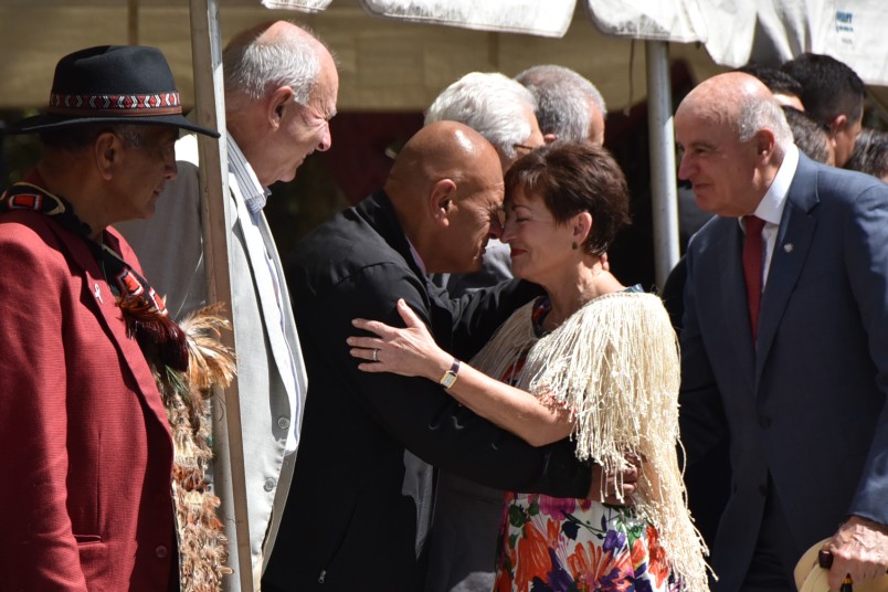 Dame Patsy Reddy and Waihoroi Shortland