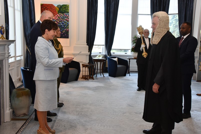 Dame Patsy and the Speaker, the Rt Hon Trevor Mallard