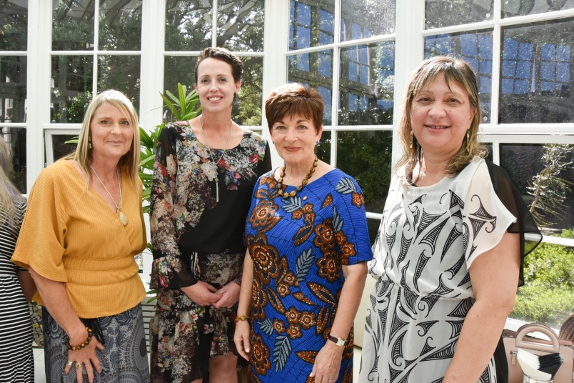 Image of Dame Patsy with members of Sweet Louise