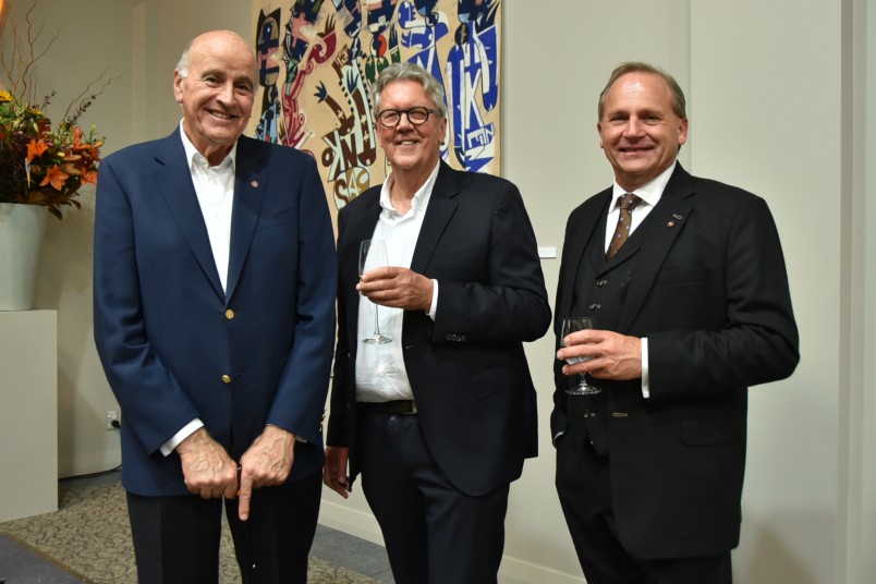 Sir David Gascoigne with John McCormack and John Gow