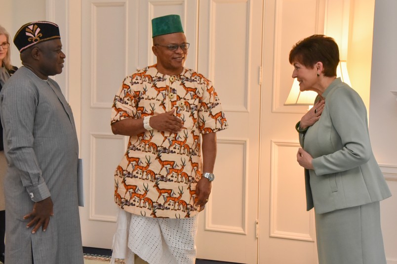 HE Mr Anderson Nkemakonam Madubike and Dame Patsy Reddy