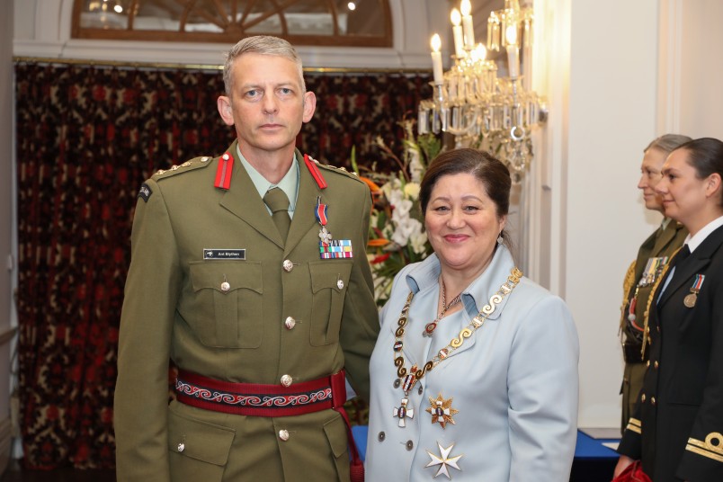 Lieutenant Colonel Anthony Blythen, DSD for services to the New Zealand Defence Force