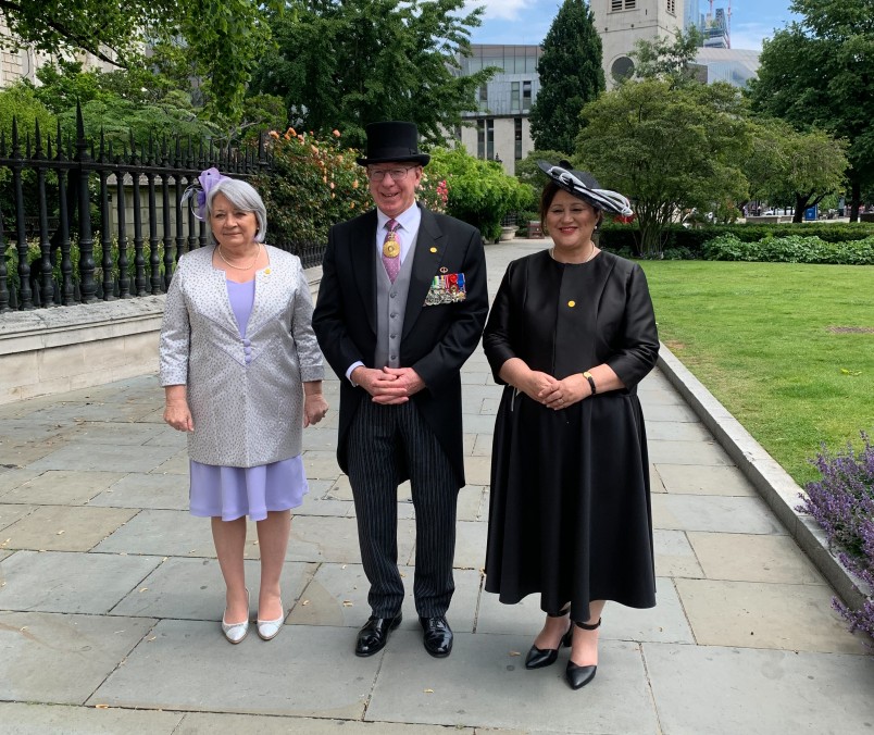 Dame Cindy Kiro, Governor-General Mary Simon, General David Hurley