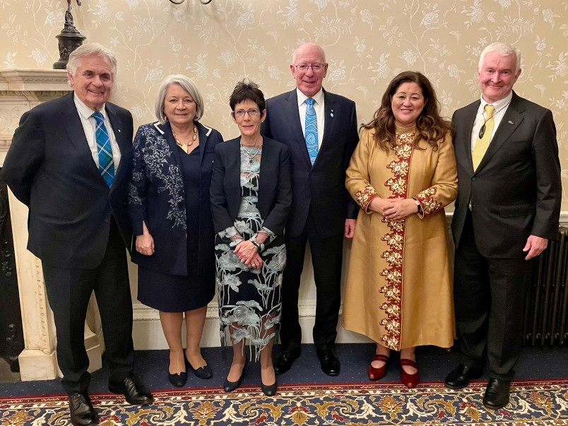 Whit Fraser, Mary Simon, Linda Martin, David Hurley, Cindy Kiro, Richard Davies