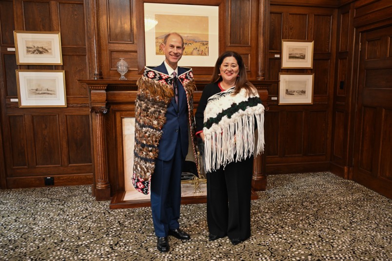 Dame Cindy and HRH the Duke of Edinburgh