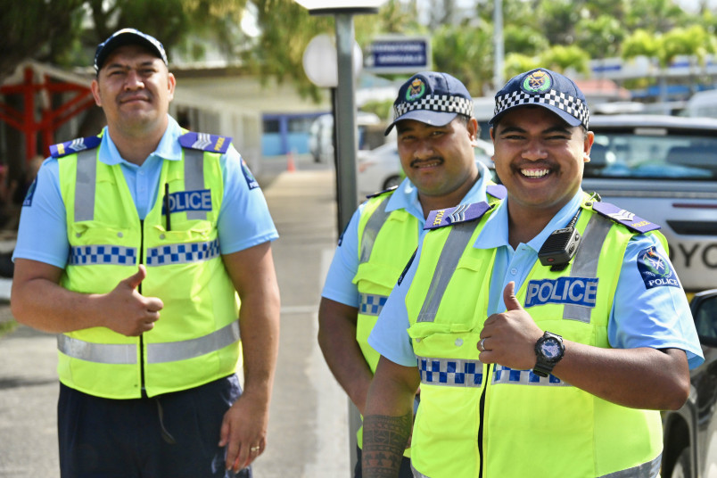 Members of the Cook Islands Police